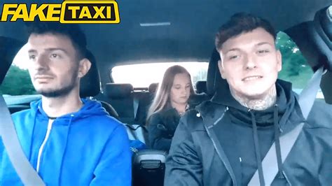 fake taxi threesome